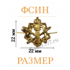 Эмблемы и петлицы ФСИН золотые