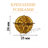 Петлицы и эмблемы МЧС золотые